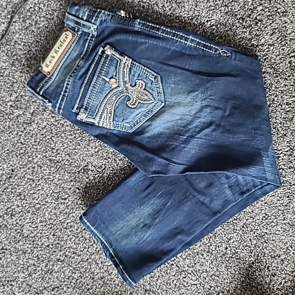 Rock Revival Yara crop sz 29 jeans - Picture 1 of 7